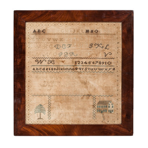 American Sampler, Dated 1823
