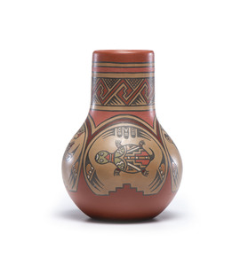 Margaret and Luther Gutierrez (Santa Clara, 1936-2018 / 1911-1987) Polychrome Pottery Vase