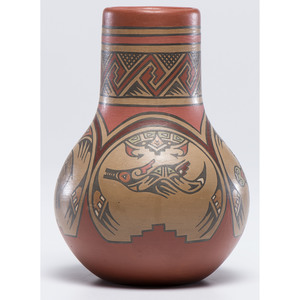 Margaret and Luther Gutierrez (Santa Clara, 1936-2018 / 1911-1987) Polychrome Pottery Vase