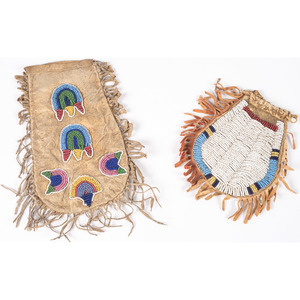 Northern Plains Beaded Hide Bags