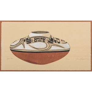Jo Thompson (American, 20th century) Pair of Prints