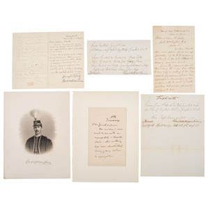 [HAWKINS' ZOUAVES]. HAWKINS, Rush C. (1831-1920). Archive of manuscript letters, documents, and books relating to the colonel of the 9th New York Infantry Regiment, comprising: