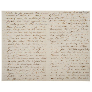[BATTLE OF MOBILE BAY]. FARRAGUT, David Glasgow (1801-1870). Autograph letter signed ("D.G. Farragut"), as Rear Admiral, to James Shedden Palmer (1810-1867). Mobile, AL, 9 August 1864.