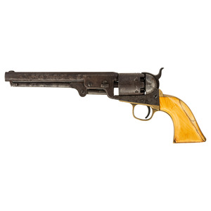 Colt 1851 Navy Revolver 4th Model with Ivory Grips