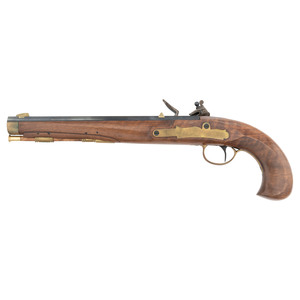 Contemporary Flintlock Rifled Pistol by Davide Pedersoli