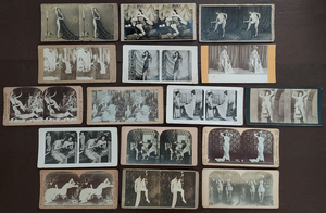 35 STEREOVIEW LOT INCLUDING MANY RISQUE BURLESQUE