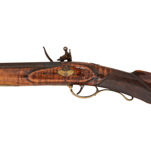 Halfstock Flintlock Rifle by J. Bishop